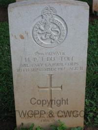 Dar Es Salaam War Cemetery - Du Toit, Hendrik Petrus Jacobus